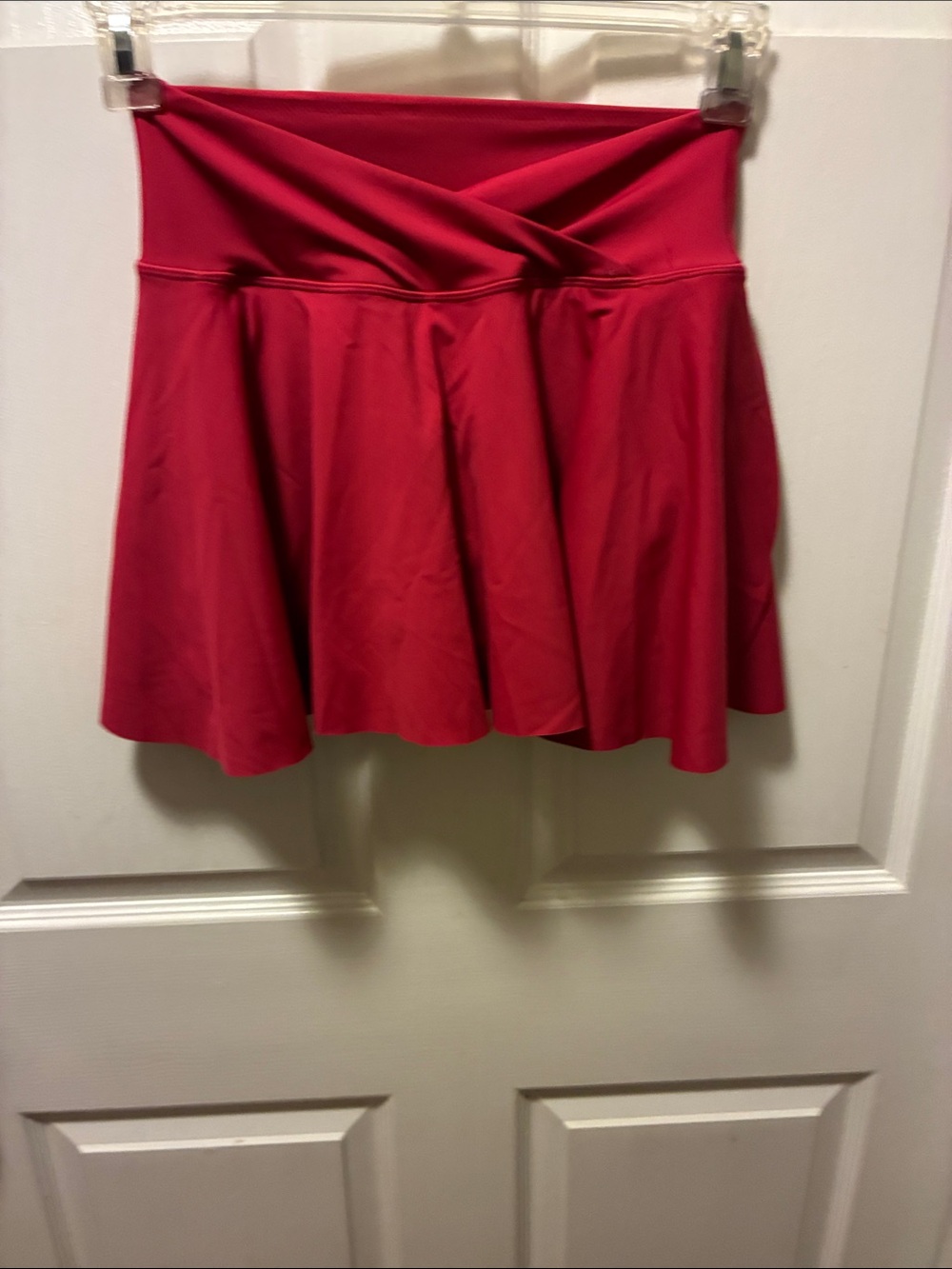 Unbranded Red Flared Women’s Skirt - Classic elastic Waistband